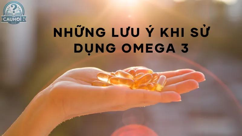 Những lưu ý khi sử dụng Omega 3 Những lưu ý khi sử dụng Omega 3