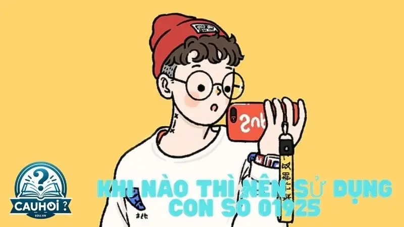 Khi nào thì nên sử dụng con số 01925 Khi nào thì nên sử dụng con số 01925