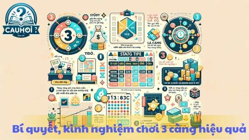 Bí quyết, kinh nghiệm chơi 3 càng hiệu quả Bí quyết, kinh nghiệm chơi 3 càng hiệu quả