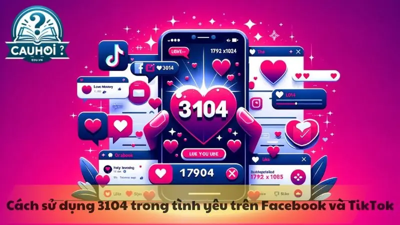 Cách sử dụng số 3104 trong tình yêu trên Facebook và TikTok Cách sử dụng số 3104 trong tình yêu trên Facebook và TikTok