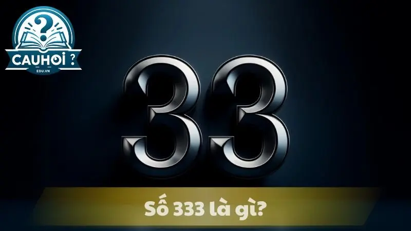 Số 333 nghĩa là gì? Số 333 nghĩa là gì?