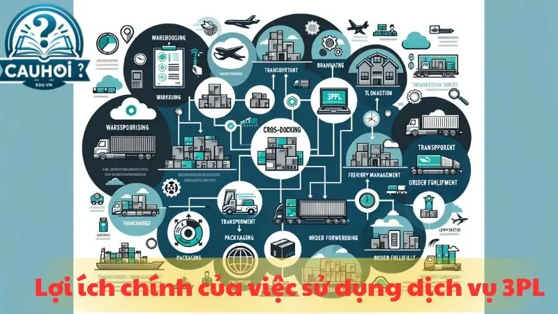 Lợi ích chính của việc sử dụng dịch vụ 3PL Lợi ích chính của việc sử dụng dịch vụ 3PL