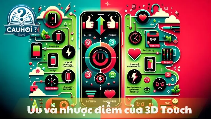 Ưu và nhược điểm của 3D Touch Ưu và nhược điểm của 3D Touch