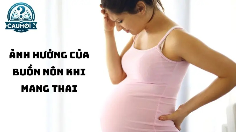 ảnh hưởng của cảm giác buồn nôn khi mang thai ảnh hưởng của cảm giác buồn nôn khi mang thai