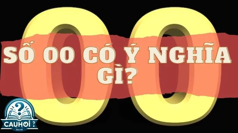 Số 00 có ý nghĩa gì? Số 00 có ý nghĩa gì?