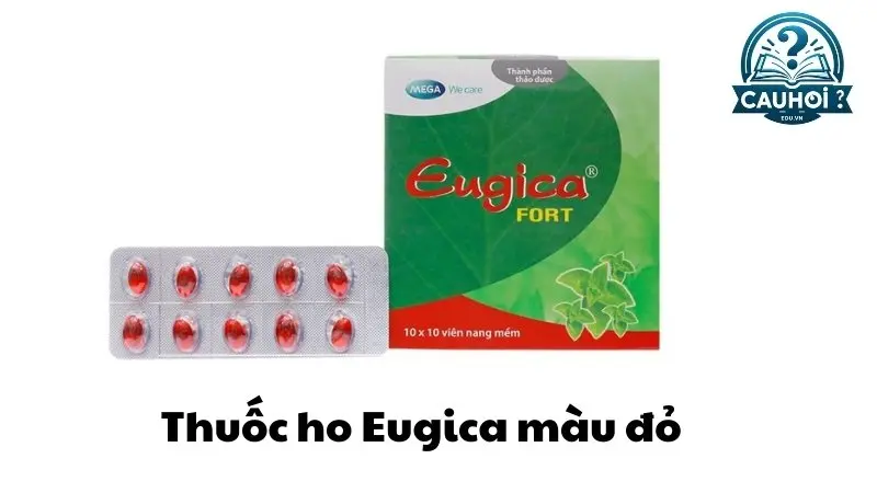 Thuốc ho Eugica màu đỏ Thuốc ho Eugica màu đỏ