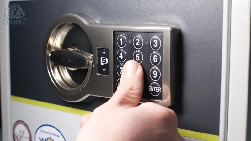 Các bước mở két sắt điện tử Các bước mở két sắt điện tử