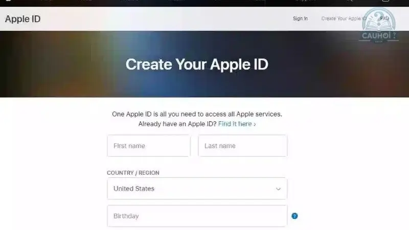 Điều kiện cần thiết để tạo tài khoản iCloud Điều kiện cần thiết để tạo tài khoản iCloud