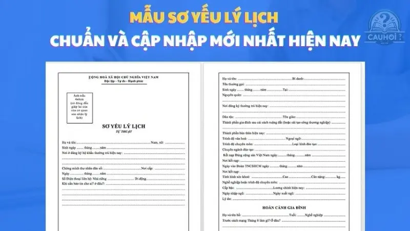 Hướng dẫn viết sơ yếu lý lịch chi tiết nhất Hướng dẫn viết sơ yếu lý lịch chi tiết nhất