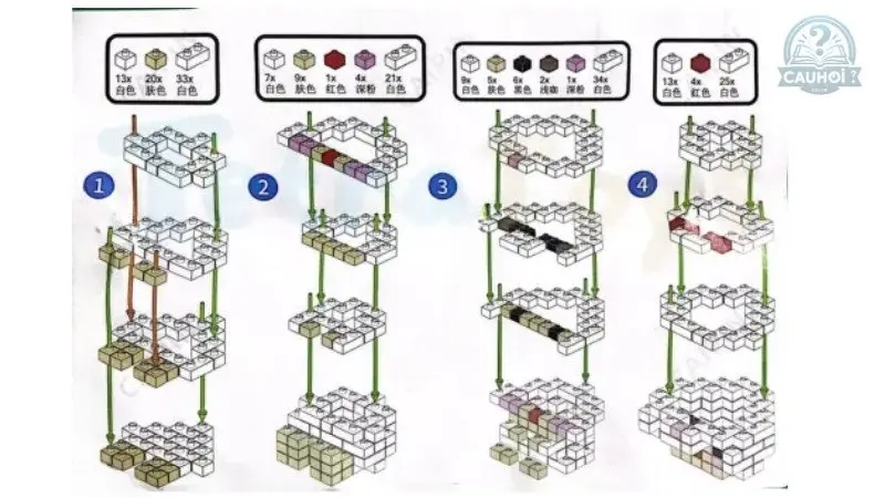 Các kỹ thuật lắp Lego cơ bản Các kỹ thuật lắp Lego cơ bản