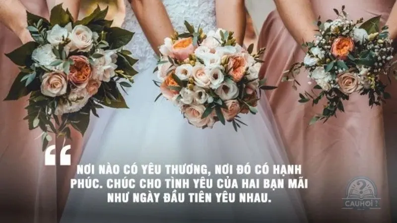 lời chúc mừng đám cưới 1