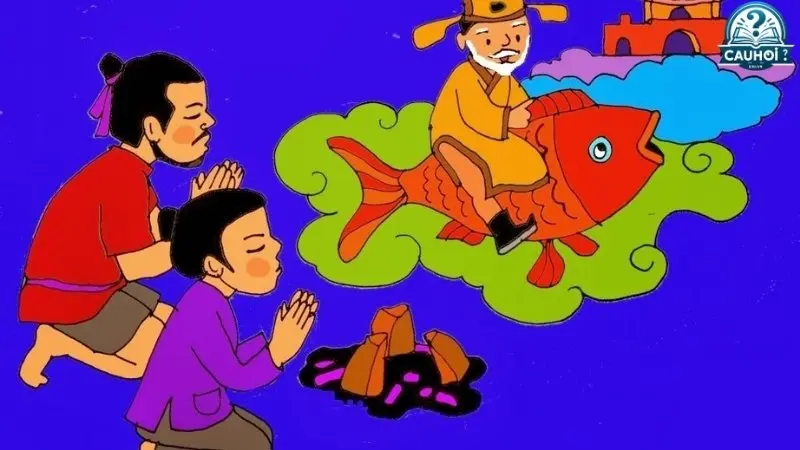 Hình ảnh và vai trò của ông Công ông Táo Hình ảnh và vai trò của ông Công ông Táo