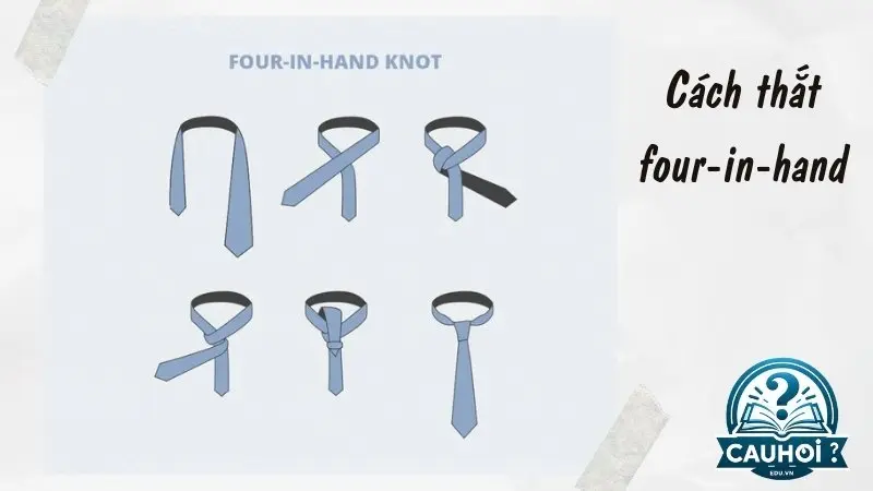 Nút thắt Four-in-Hand Nút thắt Four-in-Hand