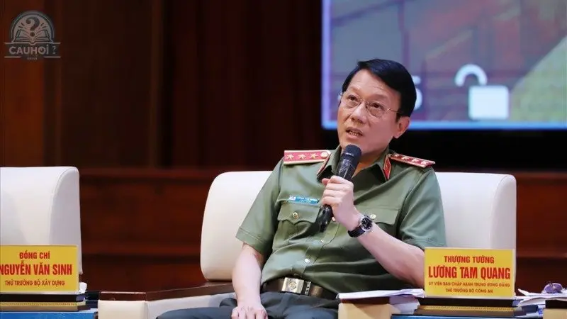 Bộ trưởng bộ Công An Lương Tam Quang Bộ trưởng bộ Công An Lương Tam Quang