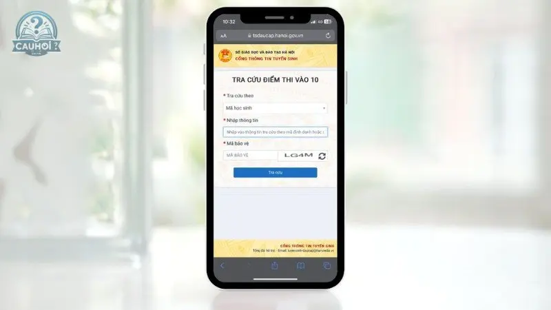 Các cách thức tra cứu điểm thi 3 Các cách thức tra cứu điểm thi 3
