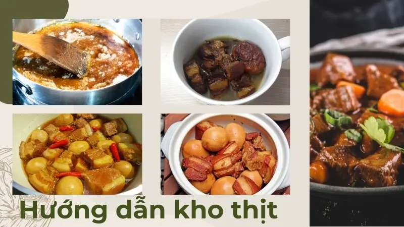 Cách nấu thịt kho tàu truyền thống Cách nấu thịt kho tàu truyền thống