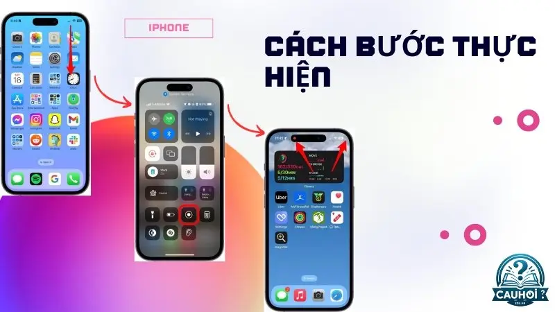 Quay màn hình iPhone Quay màn hình iPhone