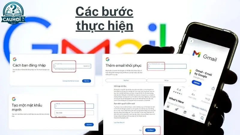 Quy trình tạo Gmail Quy trình tạo Gmail