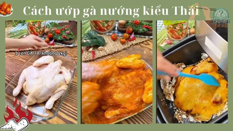 Cách ướp gà nướng kiểu Thái (Gai Yang) Cách ướp gà nướng kiểu Thái (Gai Yang)
