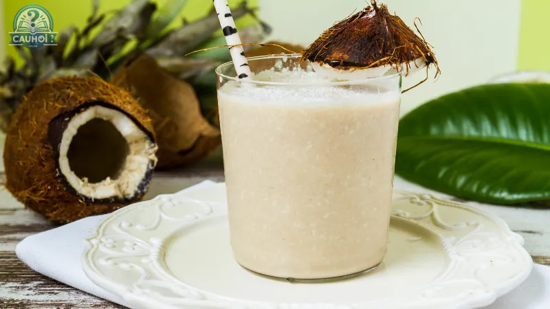 Sinh tố dừa sáp Sinh tố dừa sáp