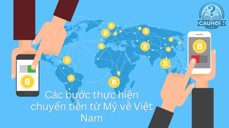 Các bước thực hiện chuyển tiền từ Mỹ về Việt Nam Các bước thực hiện chuyển tiền từ Mỹ về Việt Nam