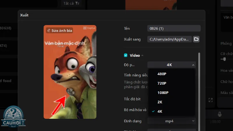 Lỗi video bị mờ hoặc chất lượng kém sau khi xuất Lỗi video bị mờ hoặc chất lượng kém sau khi xuất