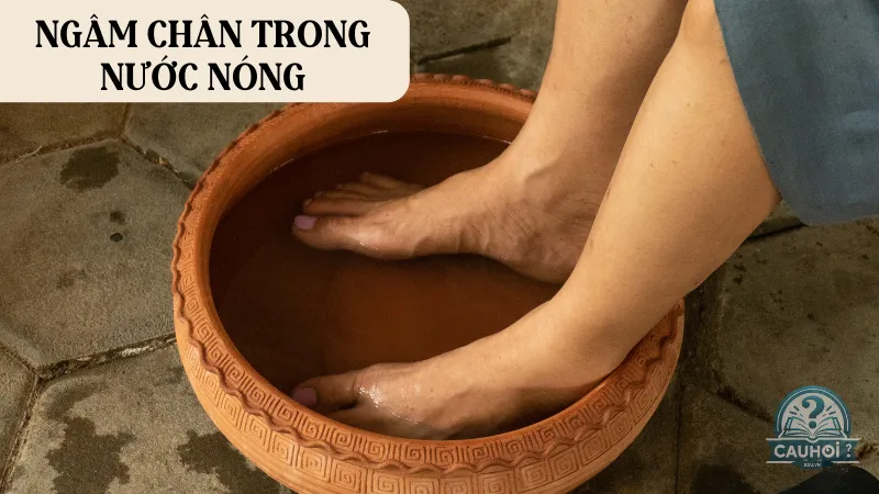 Cách hạ huyết áp nhanh bằng ngâm chân trong nước nóng Cách hạ huyết áp nhanh bằng ngâm chân trong nước nóng
