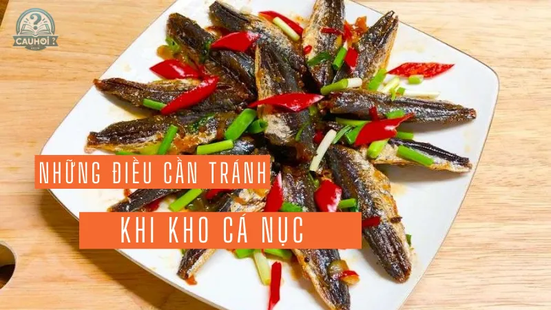 Những điều cần tránh khi kho cá nục Những điều cần tránh khi kho cá nục