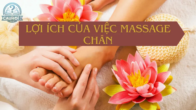 Lợi ích của việc massage chân Lợi ích của việc massage chân