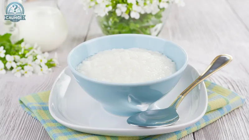 Nấu cháo trắng Nấu cháo trắng