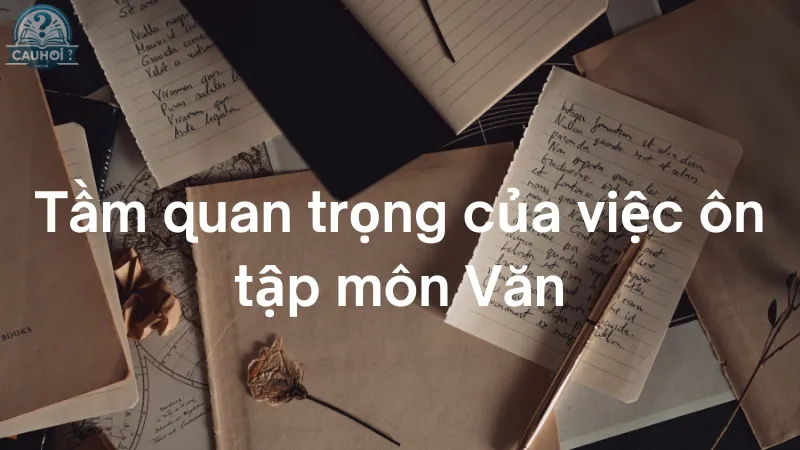 Tầm quan trọng của việc ôn tập môn Văn Tầm quan trọng của việc ôn tập môn Văn