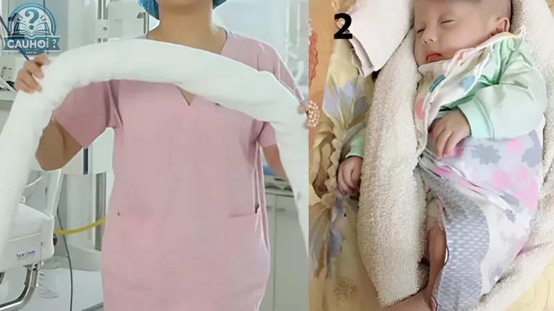 Cách quấn khăn cho trẻ sơ sinh vòng tay của mẹ Cách quấn khăn cho trẻ sơ sinh vòng tay của mẹ