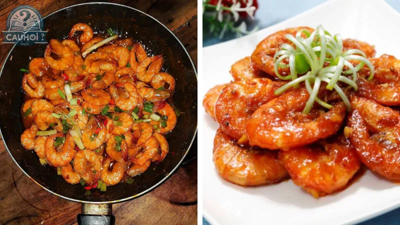 Cách rim tôm mặn ngọt ngon Cách rim tôm mặn ngọt ngon