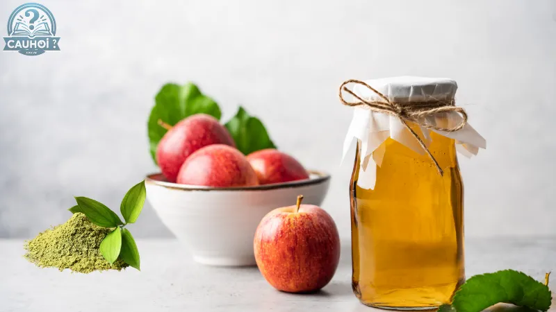 Cách uống giấm táo giảm cân với trà xanh Cách uống giấm táo giảm cân với trà xanh