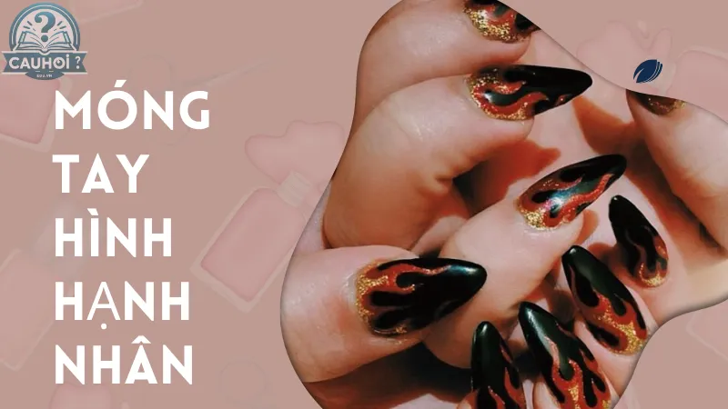 Móng tay hình hạnh nhân Móng tay hình hạnh nhân