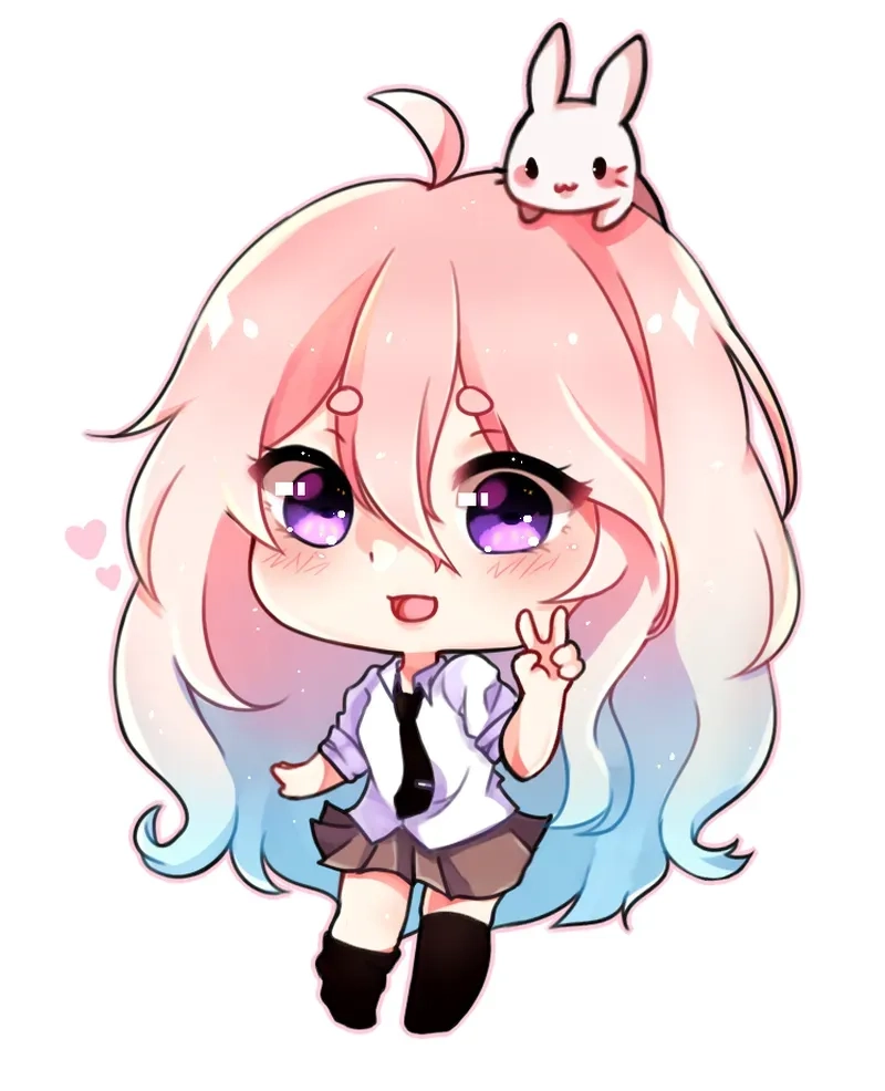 Ngọt ngào và đáng yêu với avatar chibi nữ cute