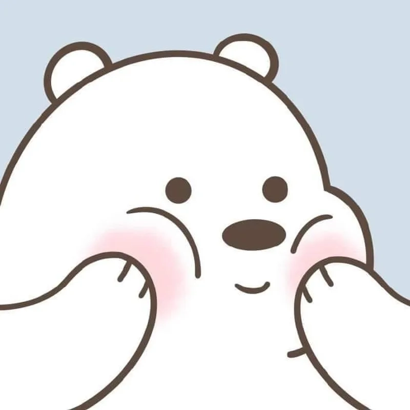 Tổng hợp hình gấu trắng cute siêu cưng dành cho bạn