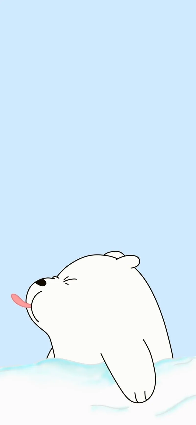 Đáng yêu quá mức với gấu trắng hoạt hình cute siêu ngộ nghĩnh