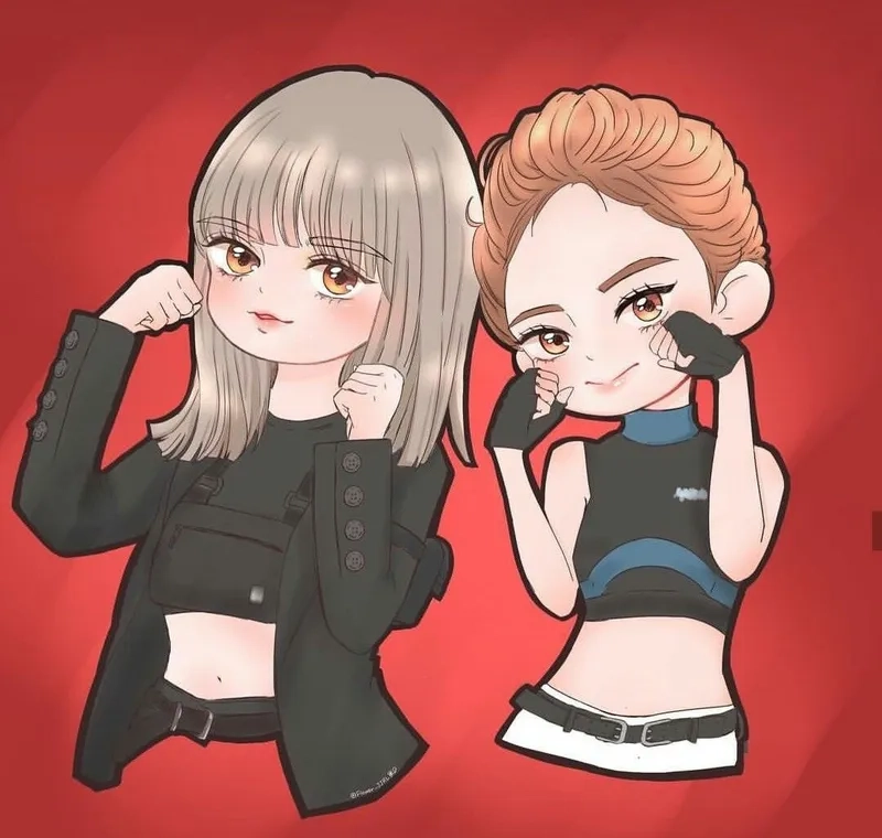cute chibi blackpink chibi dễ thương, fan Kpop không thể bỏ lỡ