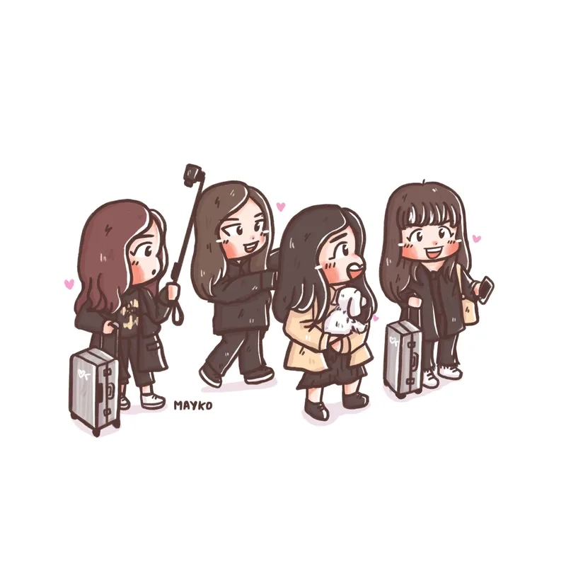 hình nền rose blackpink cute đáng yêu, tạo điểm nhấn cho màn hình
