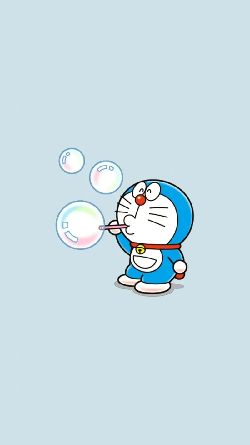 Hình nền điện thoại doremon và nobita tình bạn gắn kết, hình ảnh đầy ý nghĩa