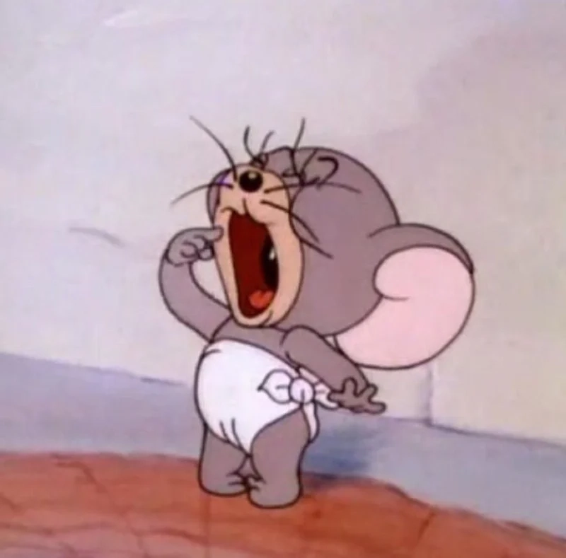 Meme jerry đáng yêu hài hước, biểu cảm cực chất