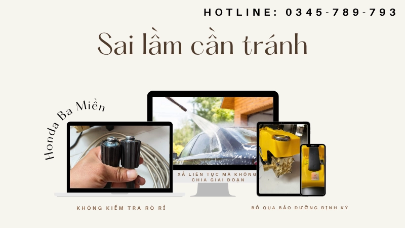 Những sai lầm khi rửa xe khiến lãng phí nước và điện