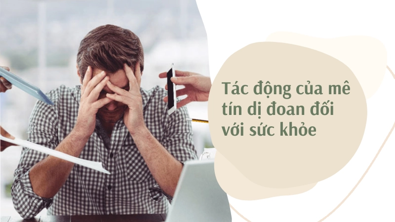 Người bị căng thẳng lo âu do áp lực từ niềm tin mù quáng