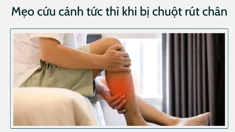 Mẹo cứu cánh tức thì khi bị chuột rút chân
